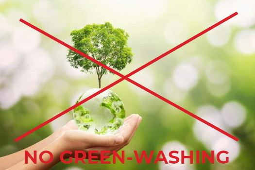 No green-washing